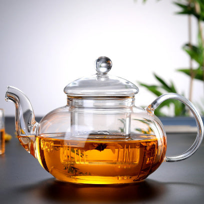 Glass Tea Set Scented Teapot High Temperature Resistant Tea Brewing Pot Large Capacity Tea Cooker